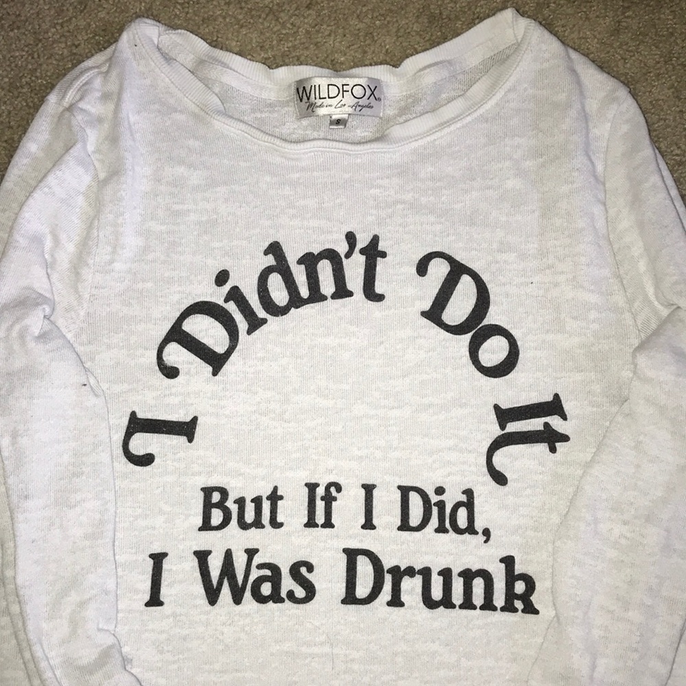 Wild fox pullover sweater